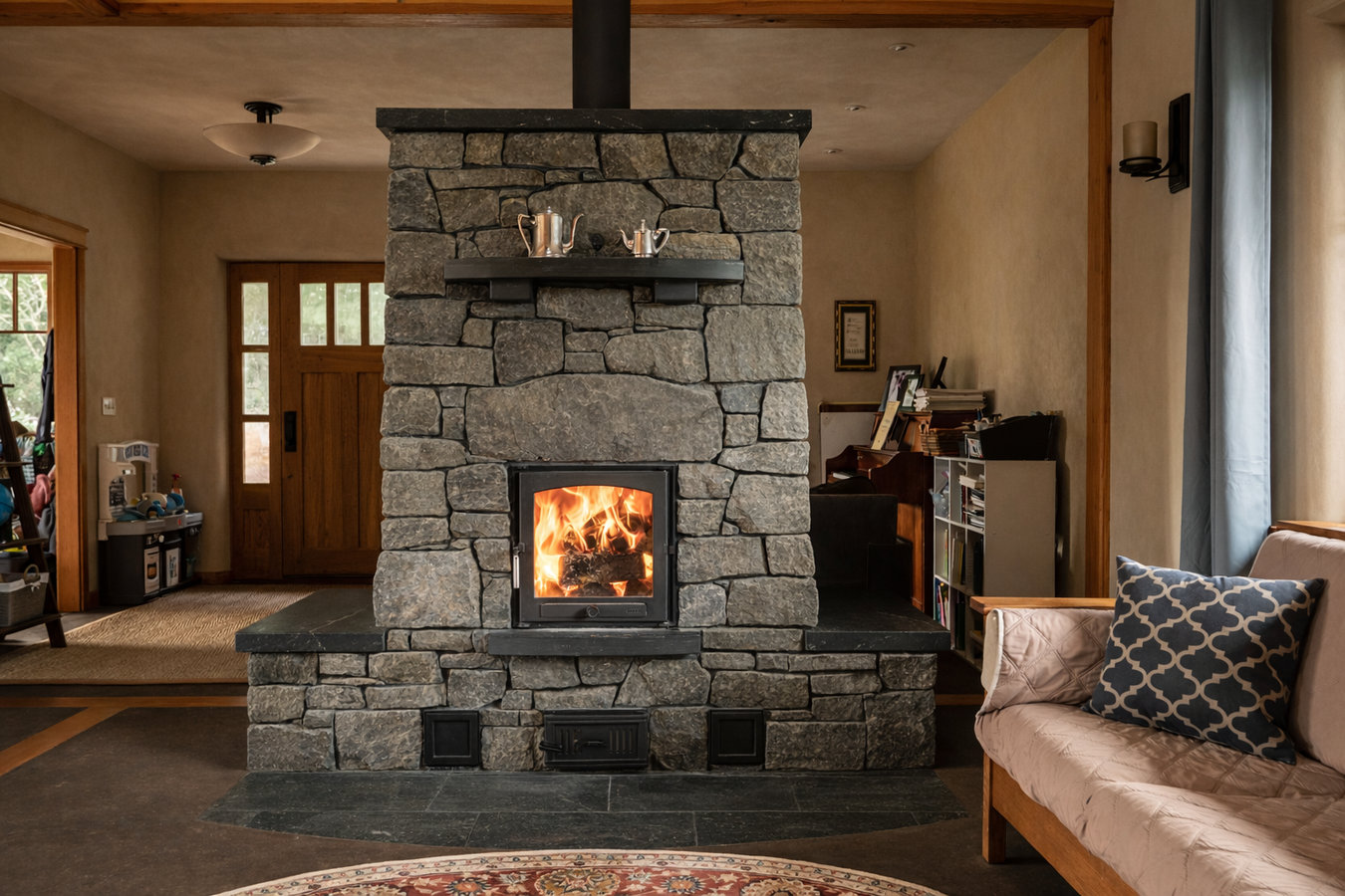 Fireplace installation in Fontana, CA